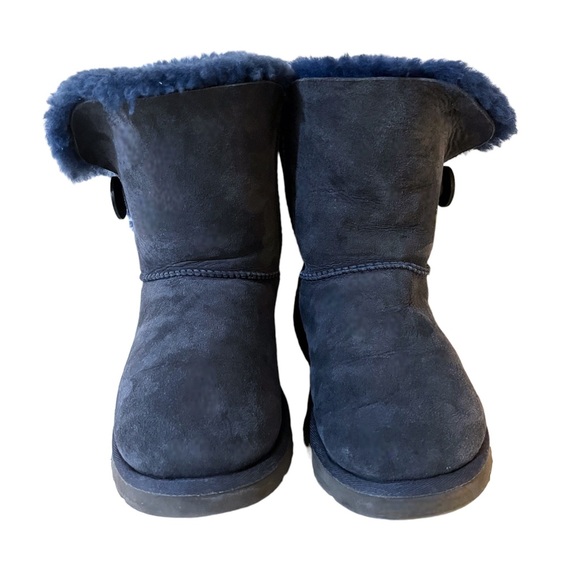 Ugg Bailey Button Navy Boots - Picture 6 of 10